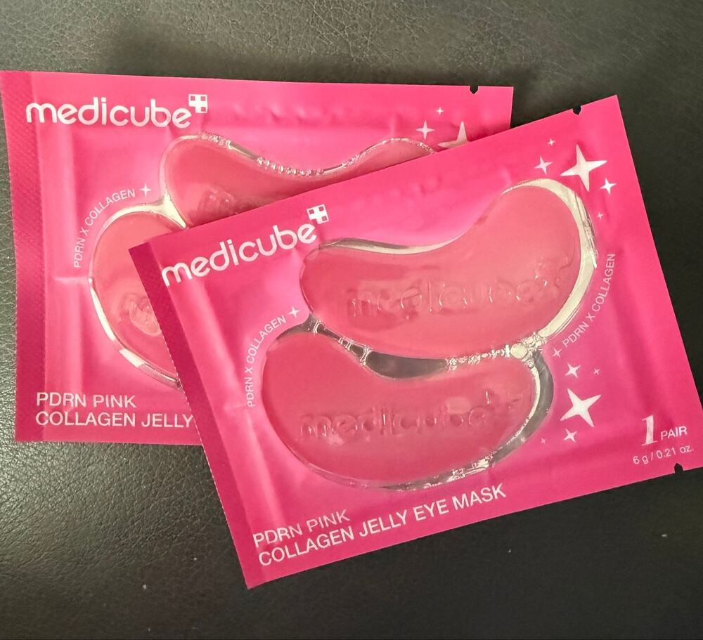 Medicube PDRN Pink Collagen Jelly Eye Masks x2